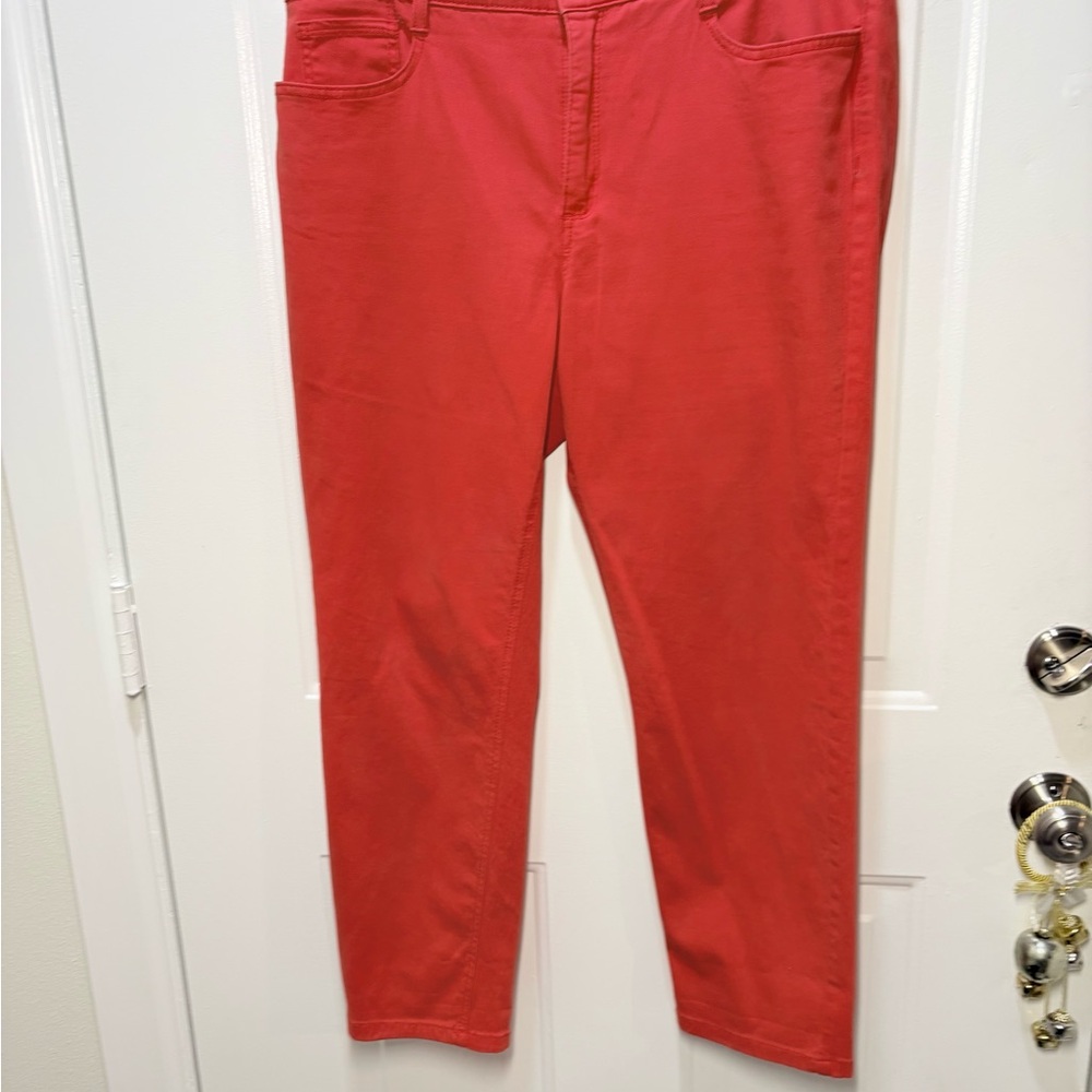 Jones New York Jeans SoHo Ankle Embellishment on Pockets Size 16